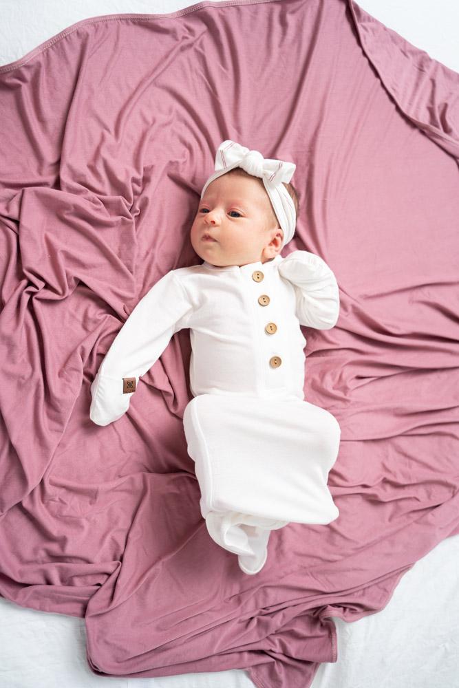 Knit Swaddle Blanket – 48" x 48"